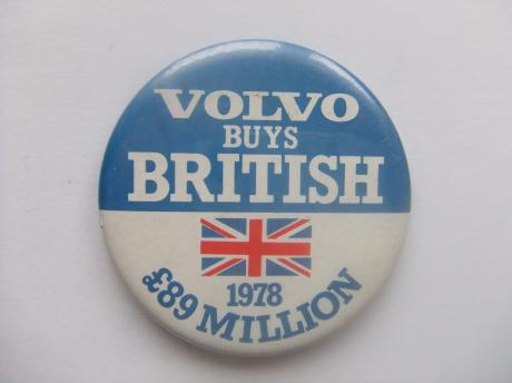 Volvo buys Britisch Engelse vlag